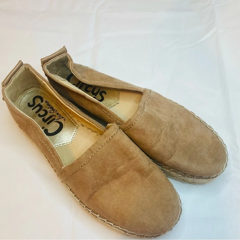 Circus by Sam Edelman Tan Suede Espadrilles